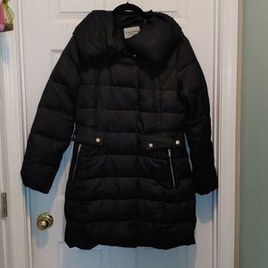 Cole Haan Signature black  puffer coat Sz L